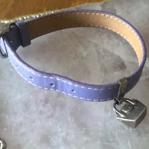 longchamp leather bracelet